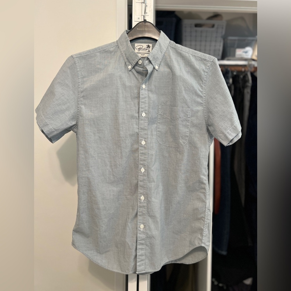 Bonobos - Short Sleeve Button Up - Slim Fit - Medium